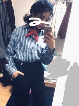 「SAVOY（サボイ）のアイテム」を使った、ayさん（レディース・166cm）の冬コーディネート