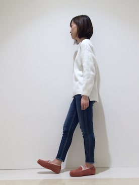 「オリエンタルトラフィック」｜「アイテム（スリッポン）」を使った、ORTR 神戸 マルイ店さん（レディース・163cm）の秋コーディネート