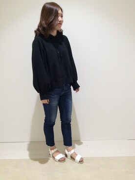 「コルクヒール」｜ORTR 神戸 マルイ店さん（レディース・163cm）の春コーディネート