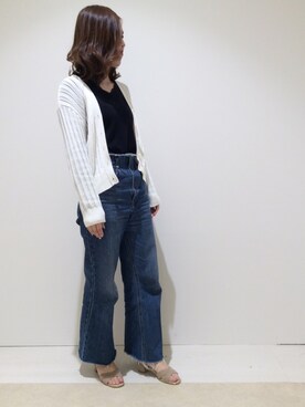 「クロスサンダル」｜ORTR 神戸 マルイ店さん（レディース・163cm）の春コーディネート