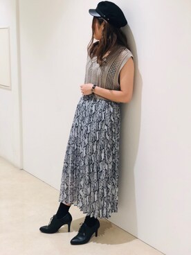 「オリエンタルトラフィック」｜「アイテム（ブーティ）」を使った、ORTR 神戸 マルイ店さん（レディース・163cm）の秋コーディネート