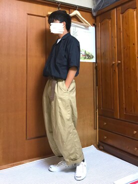 「CONVERSE（コンバース）のCONVERSE (コンバース）　JACK PURCELL　ジャックパーセル　（スニーカー）」を使った、り ょ うさん（メンズ・165cm）の夏コーディネート