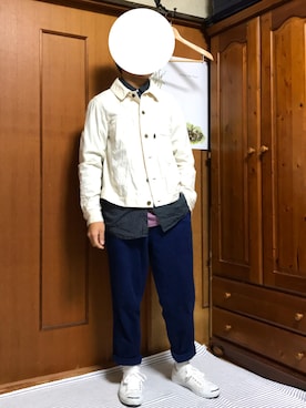 「CONVERSE（コンバース）のCONVERSE (コンバース）　JACK PURCELL　ジャックパーセル　（スニーカー）」を使った、り ょ うさん（メンズ・165cm）の秋コーディネート