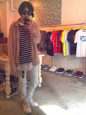 「Article Number（アーティクル ナンバー）のアイテム」を使った、Daiki Takayamaさん（メンズ・166cm）の春コーディネート