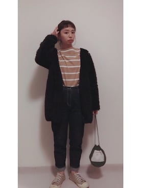 「アイテム（ピアス（両耳用））」を使った、Reina   さん（レディース・149cm・30代）の秋コーディネート