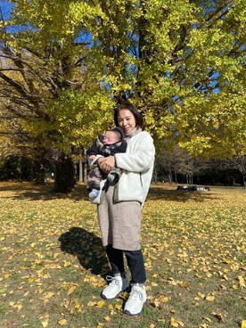 「アイテム（ブルゾン）」を使った、Reina   さん（レディース・149cm・30代）の秋コーディネート
