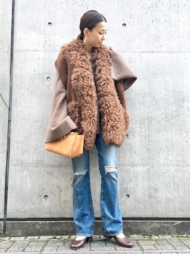 MIKAさん（レディース・160cm）の冬コーディネート