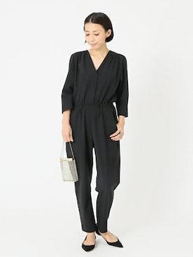 「NINA RICCI（ニナリッチ）のアイテム」を使った、MIKAさん（レディース・160cm）の冬コーディネート