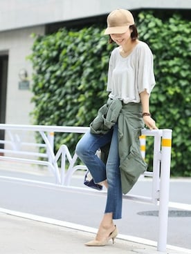 MIKAさん（レディース・160cm）の夏コーディネート