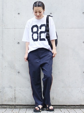 「suicoke（スイコック）のアイテム」を使った、MIKAさん（レディース・160cm）の夏コーディネート