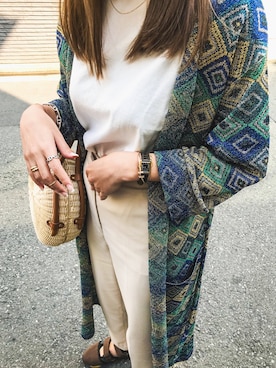「DRIES VAN NOTEN（ドリスヴァンノッテン）のアイテム（ジャケット/アウター）」を使った、satocoさん（レディース・165cm）の秋コーディネート
