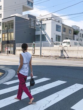 「GIVENCHY（ジバンシイ）のアイテム」を使った、satocoさん（レディース・165cm）の秋コーディネート