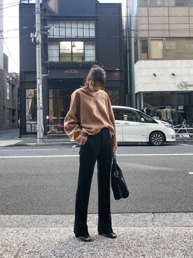 「おとなコーデ」｜「アイテム（その他トップス）」を使った、satocoさん（レディース・165cm）の秋コーディネート