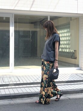 「大人リラックス」｜satocoさん（レディース・165cm）の夏コーディネート