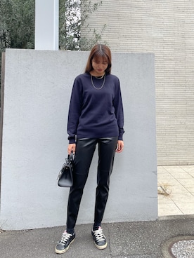 「DRIES VAN NOTEN（ドリスヴァンノッテン）のアイテム（トップス）」を使った、satocoさん（レディース・165cm）の秋コーディネート