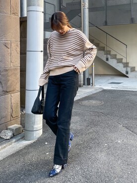 「PRADA（プラダ）のアイテム」を使った、satocoさん（レディース・165cm）の冬コーディネート