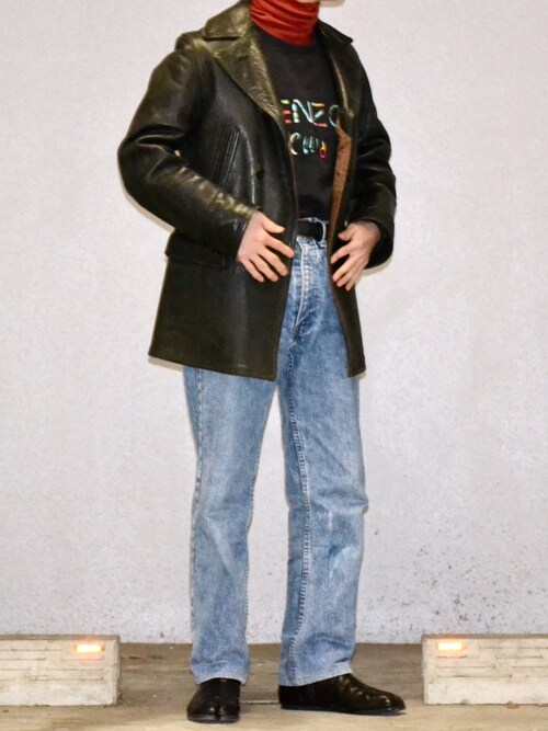 ライダースジャケットを使った「ケンゾー(KENZO)」のメンズ人気ファッションコーディネート - WEAR