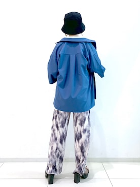 「メンズライクコーデ」｜「アイテム（サンダル）」を使った、MATSUさん（レディース・158cm）の春コーディネート