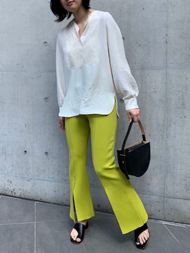 「MARROW（マロウ）のアイテム」を使った、msyukaさん（レディース・165cm）の春コーディネート