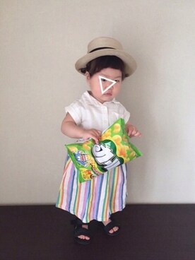 𓅿yzk𓅿さん（キッズ・70cm）の春コーディネート