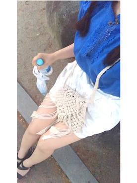 「nusy（ヌージー）のアイテム」を使った、✳︎KIRARA✳︎さん（レディース・159cm）の夏コーディネート