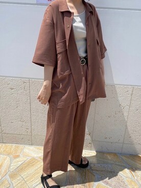 塩タンさん（レディース・161cm）の夏コーディネート