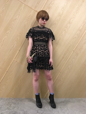 「BLANC..（ブラン）のアイテム」を使った、MIDWEST FUJIIさん（レディース・160cm）の春コーディネート