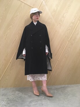 「DRESSEDUNDRESSED（ドレスドアンドレスド）のアイテム（ジャケット/アウター）」を使った、MIDWEST FUJIIさん（レディース・160cm）の春コーディネート