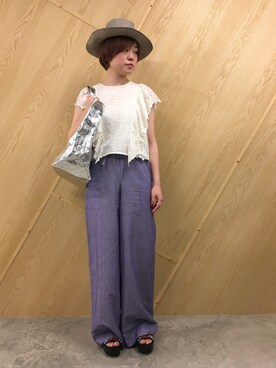 「SEA NEWYORK」｜MIDWEST FUJIIさん（レディース・160cm）の春コーディネート