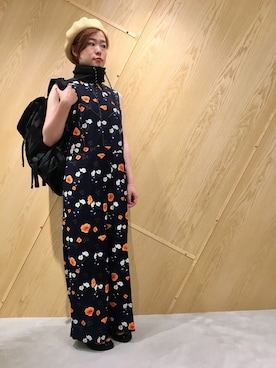 「AKIRANAKA（アキラナカ）のアイテム（つなぎ/オールインワン）」を使った、MIDWEST FUJIIさん（レディース・160cm）の春コーディネート