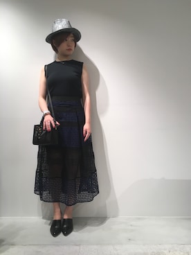 「RITO（リト）のアイテム」を使った、MIDWEST FUJIIさん（レディース・160cm）の春コーディネート