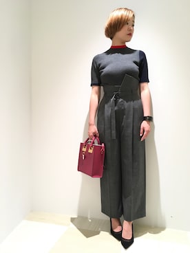 「アイテム（バングル/リストバンド）」を使った、MIDWEST FUJIIさん（レディース・160cm）の夏コーディネート