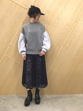 「Robert Clergerie（ロベールクレジュリー）のアイテム」を使った、MIDWEST FUJIIさん（レディース・160cm）の夏コーディネート