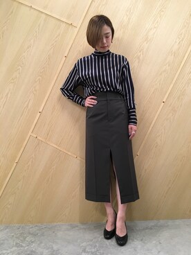 「Robert Clergerie（ロベールクレジュリー）のアイテム」を使った、MIDWEST FUJIIさん（レディース・160cm）の夏コーディネート