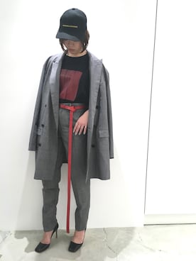「DRESSEDUNDRESSED（ドレスドアンドレスド）のアイテム（ジャケット/アウター）」を使った、MIDWEST FUJIIさん（レディース・160cm）の秋コーディネート