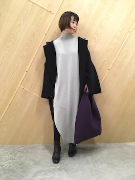 「RITO（リト）のアイテム（その他アウター）」を使った、MIDWEST FUJIIさん（レディース・160cm）の秋コーディネート