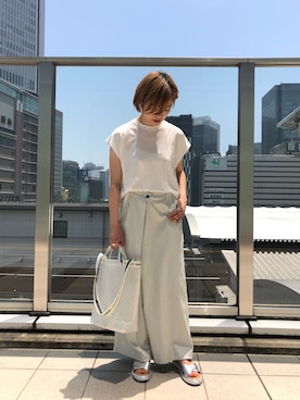 「603（ロクマルサン）のアイテム」を使った、MIDWEST FUJIIさん（レディース・160cm）の夏コーディネート