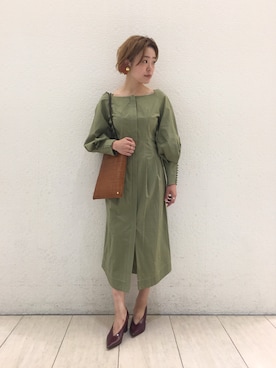 「STAIR（ステア）のアイテム」を使った、MIDWEST FUJIIさん（レディース・160cm）の夏コーディネート