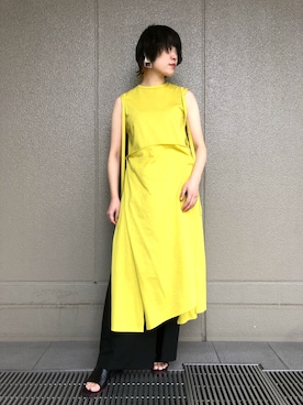 「RITO（リト）のアイテム」を使った、MIDWEST FUJIIさん（レディース・160cm）の春コーディネート