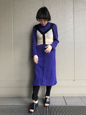 「TAN（タン）のアイテム」を使った、MIDWEST FUJIIさん（レディース・160cm）の春コーディネート