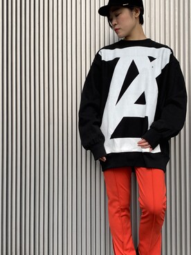 「ANREALAGE（アンリアレイジ）のアイテム」を使った、MIDWEST FUJIIさん（レディース・160cm）の秋コーディネート