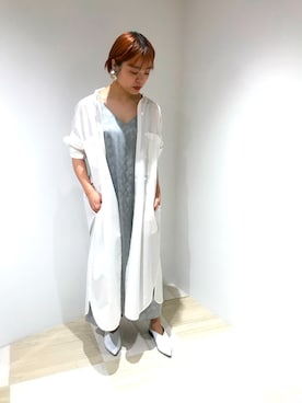 「ENFOLD（エンフォルド）のアイテム（ワンピース/ドレス）」を使った、MIDWEST FUJIIさん（レディース・160cm）の春コーディネート