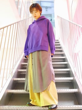 「AKIRANAKA（アキラナカ）のアイテム」を使った、MIDWEST FUJIIさん（レディース・160cm）の秋コーディネート