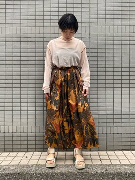 muller of yoshiokubo（ミュラーオブヨシオクボ）のスカートを使った 