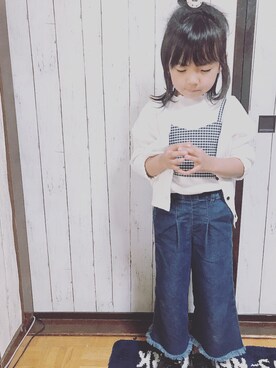 「アイテム（パンプス）」を使った、yuririさん（キッズ・110cm）の春コーディネート