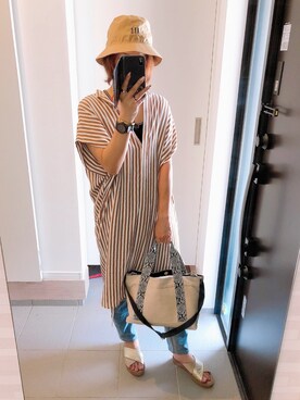Johnbull ジョンブル の スタンドカラーワンピース シャツワンピース Wear