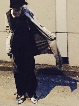 「MALAIKA（マライカ）のアイテム（オールインワン・サロペット）」を使った、ciccaさん（レディース・166cm）の春コーディネート