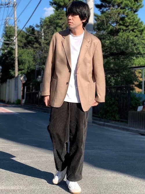 佐藤仁志 Uniqloのテーラードジャケットを使ったコーディネート Wear