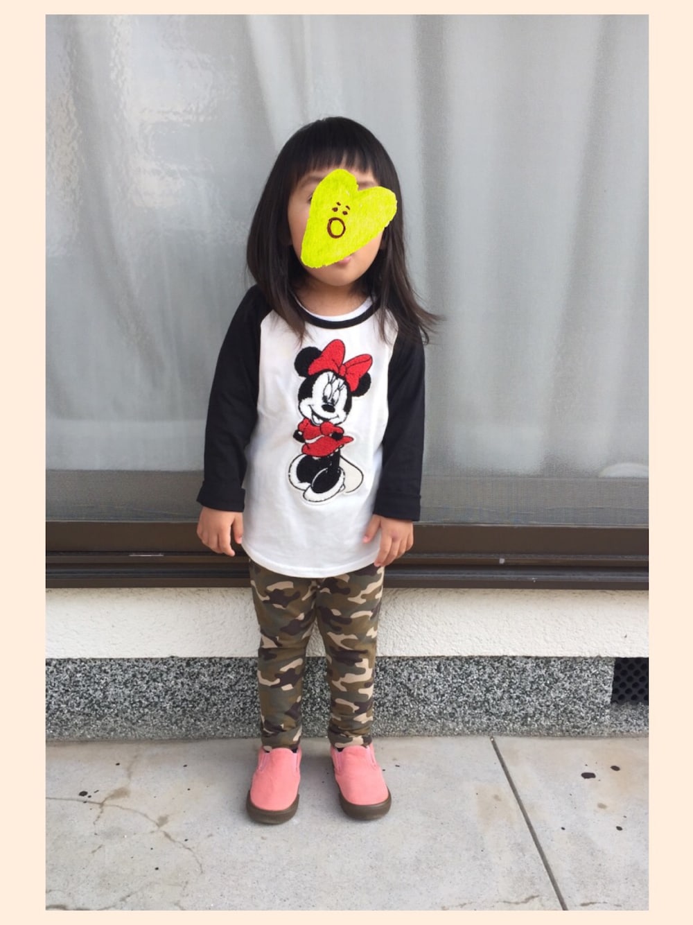 「キッズコーデ」｜「Right-onのアイテム（Tシャツ/カットソー、その他）」を使った、satohiさん（キッズ・80cm）の春コーディネートの1枚目の写真