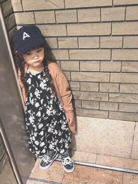 「シンプルおしゃれが好き」｜「アイテム（福袋/福箱）」を使った、a☺︎piiさん（キッズ・90cm）の秋コーディネート